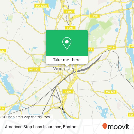 American Stop Loss Insurance map