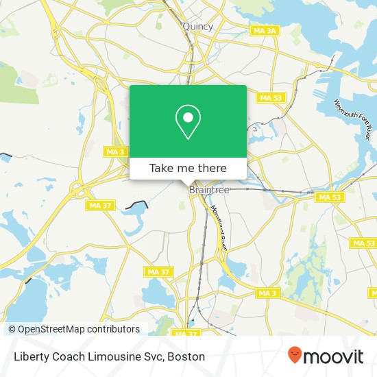 Liberty Coach Limousine Svc map