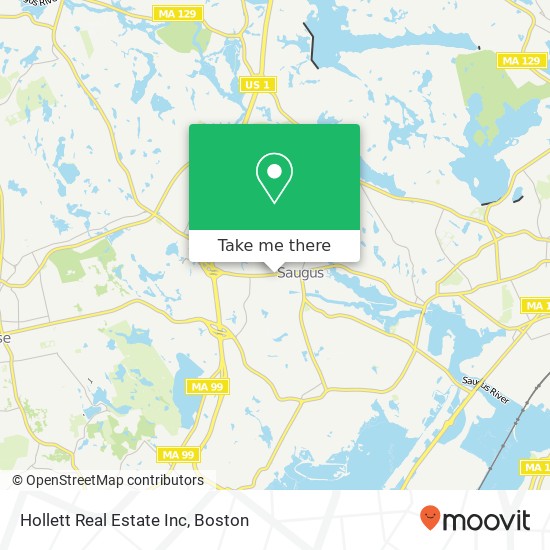 Hollett Real Estate Inc map