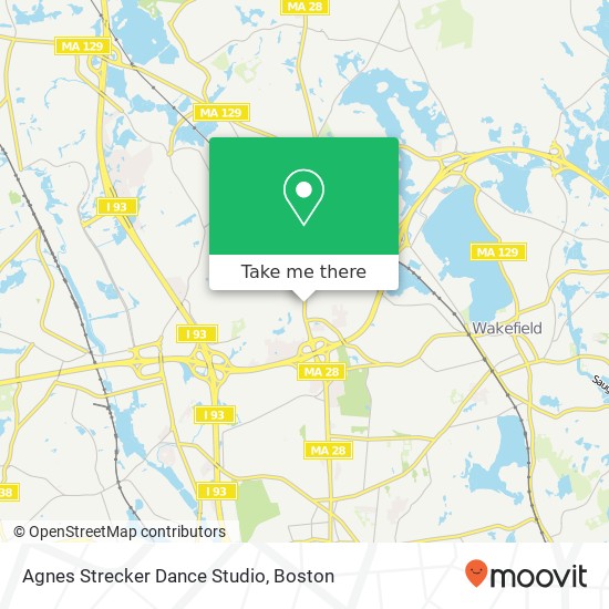 Mapa de Agnes Strecker Dance Studio