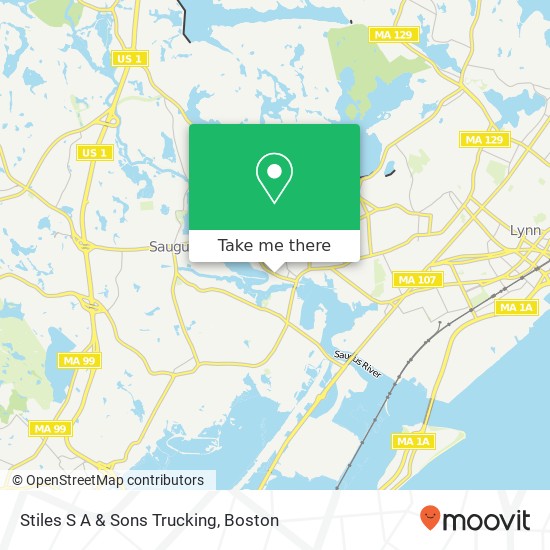 Mapa de Stiles S A & Sons Trucking