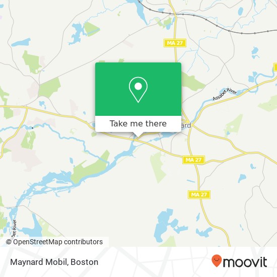 Maynard Mobil map