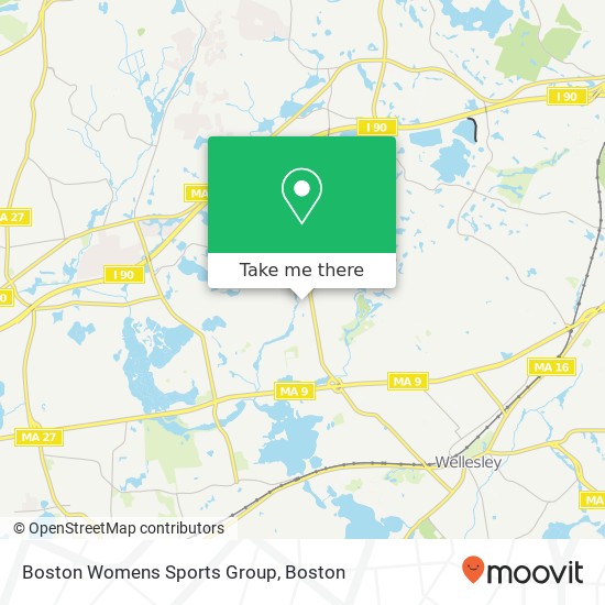 Mapa de Boston Womens Sports Group