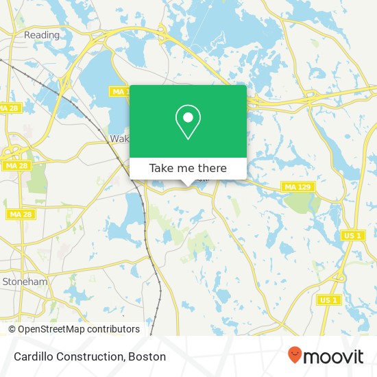 Cardillo Construction map