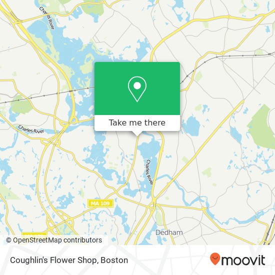 Mapa de Coughlin's Flower Shop