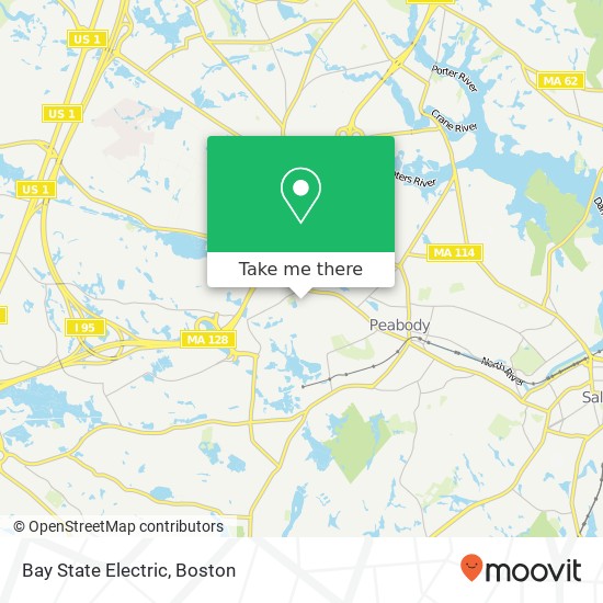 Bay State Electric map