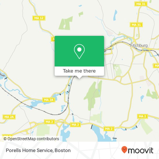 Porells Home Service map