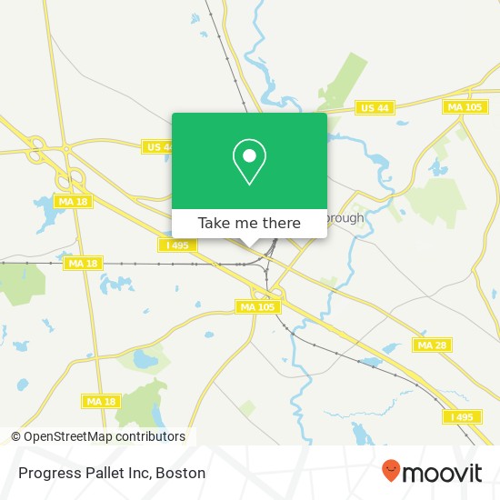 Progress Pallet Inc map