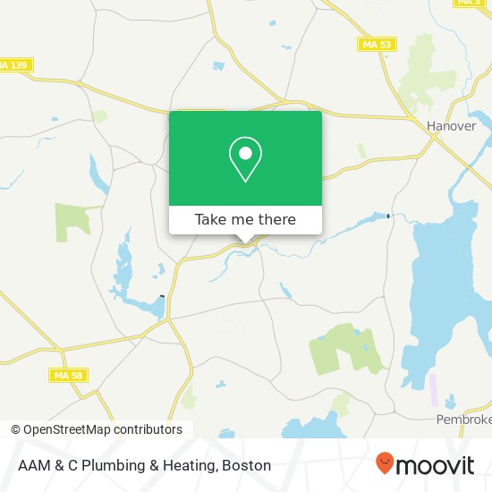 AAM & C Plumbing & Heating map