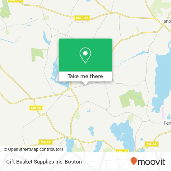 Mapa de Gift Basket Supplies Inc