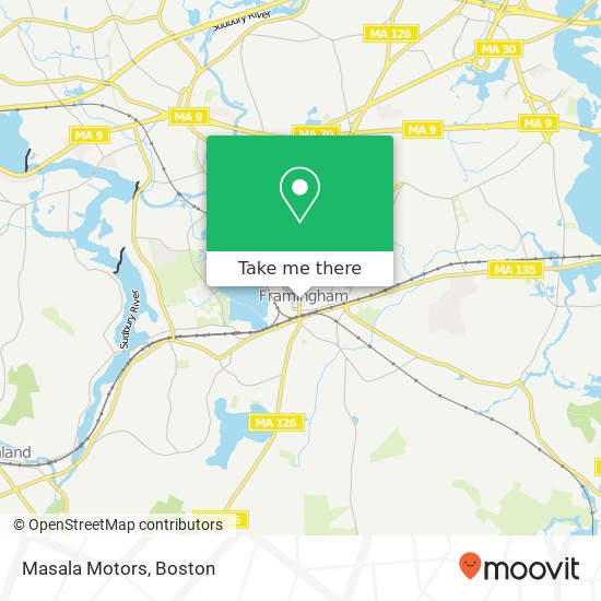 Masala Motors map