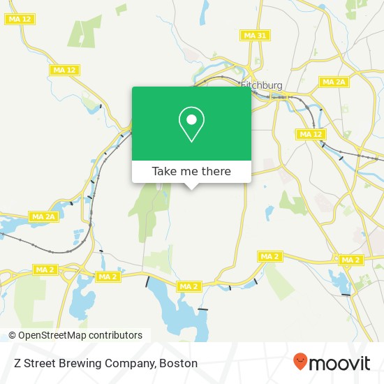 Z Street Brewing Company map
