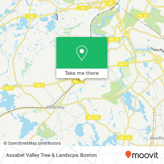 Mapa de Assabet Valley Tree & Landscpe