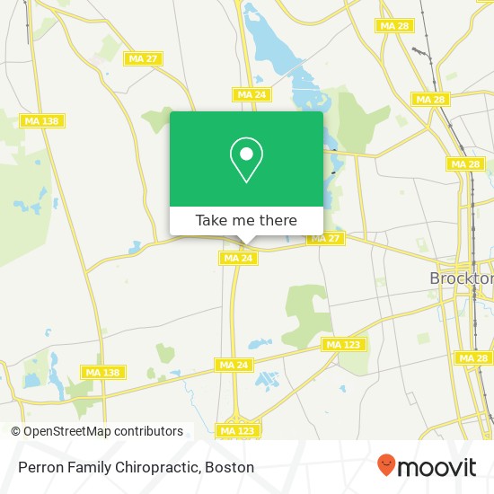 Perron Family Chiropractic map