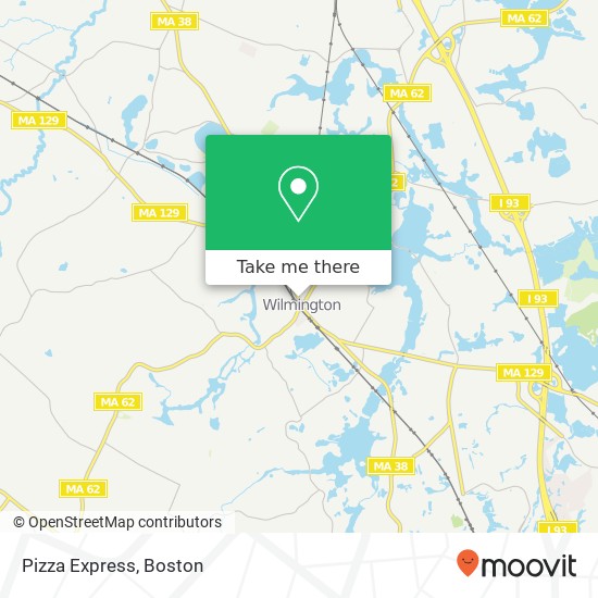 Pizza Express map