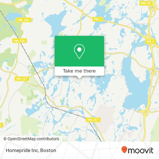 Homepride Inc map