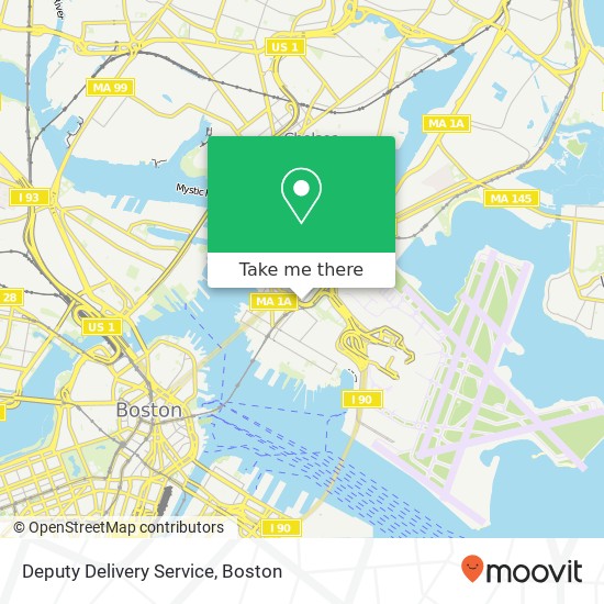 Mapa de Deputy Delivery Service