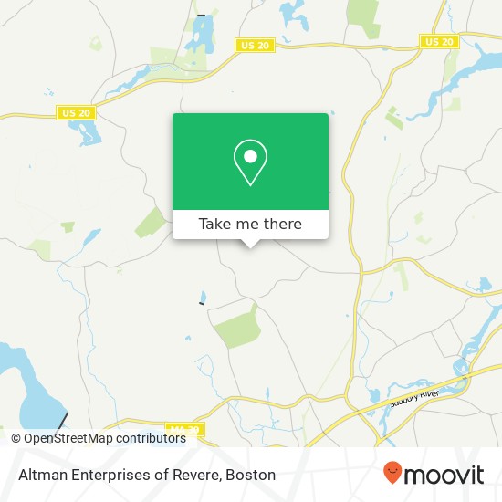 Mapa de Altman Enterprises of Revere