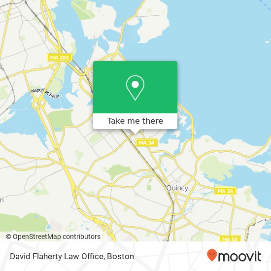 Mapa de David Flaherty Law Office