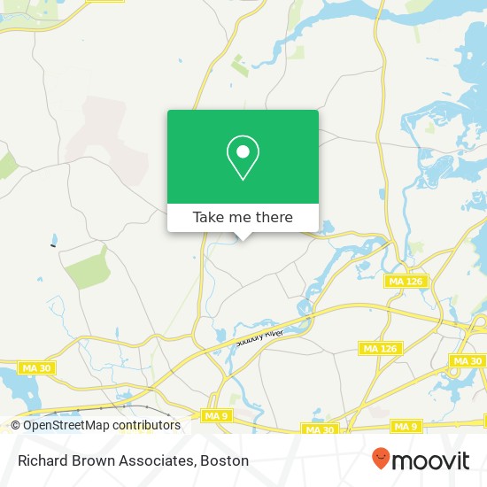 Richard Brown Associates map