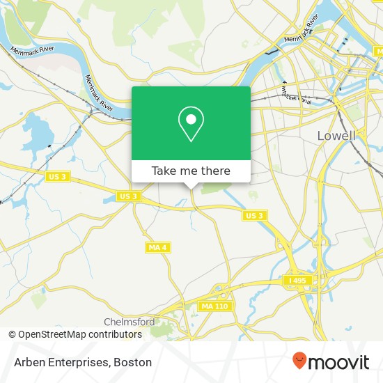 Mapa de Arben Enterprises