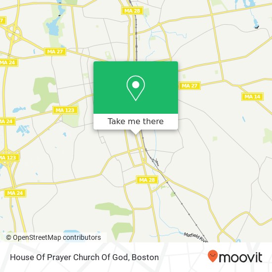 Mapa de House Of Prayer Church Of God