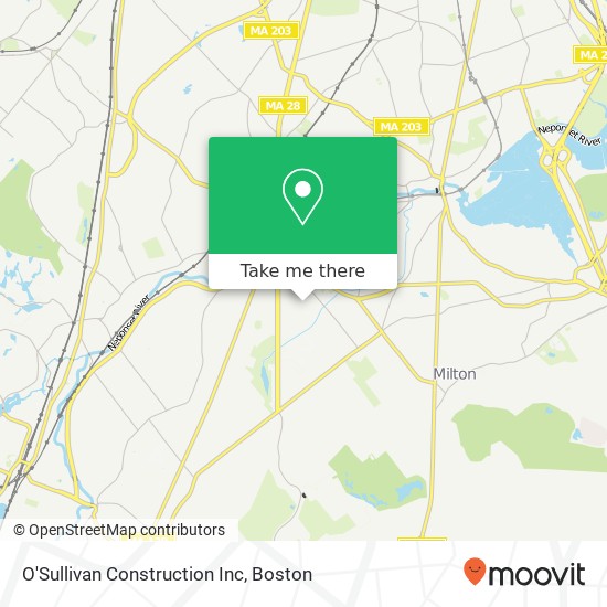 O'Sullivan Construction Inc map