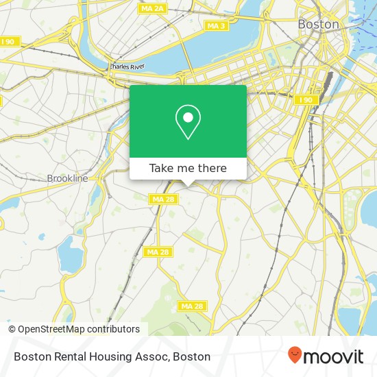 Mapa de Boston Rental Housing Assoc