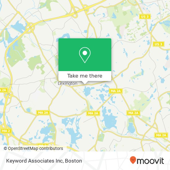 Keyword Associates Inc map