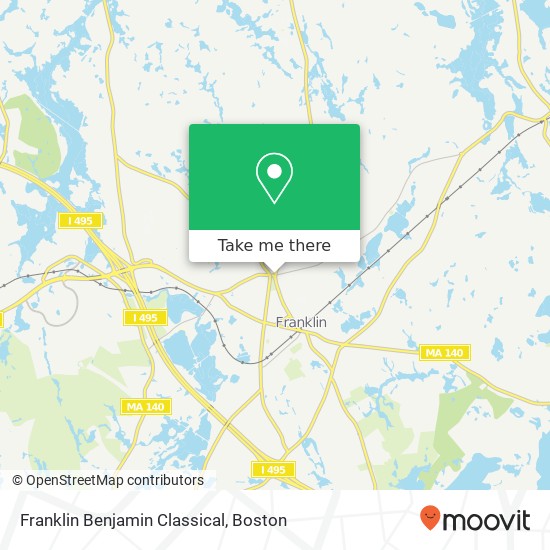 Franklin Benjamin Classical map
