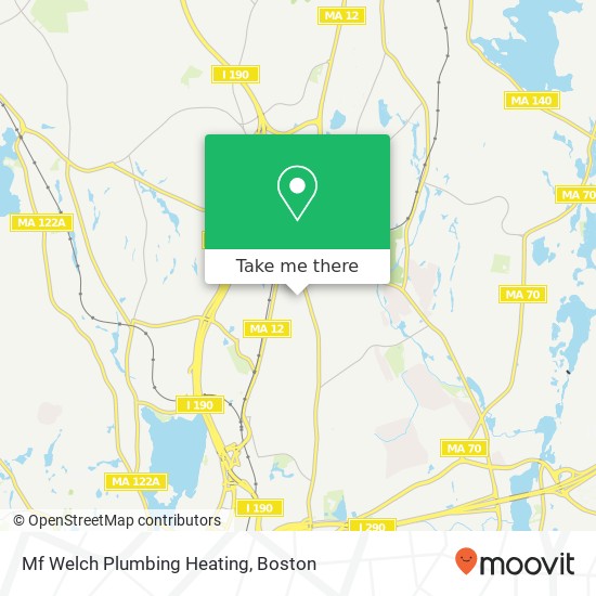 Mf Welch Plumbing Heating map