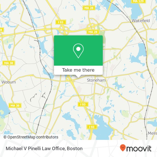 Mapa de Michael V Pinelli Law Office