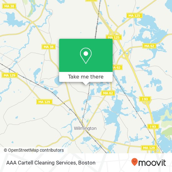 Mapa de AAA Cartell Cleaning Services