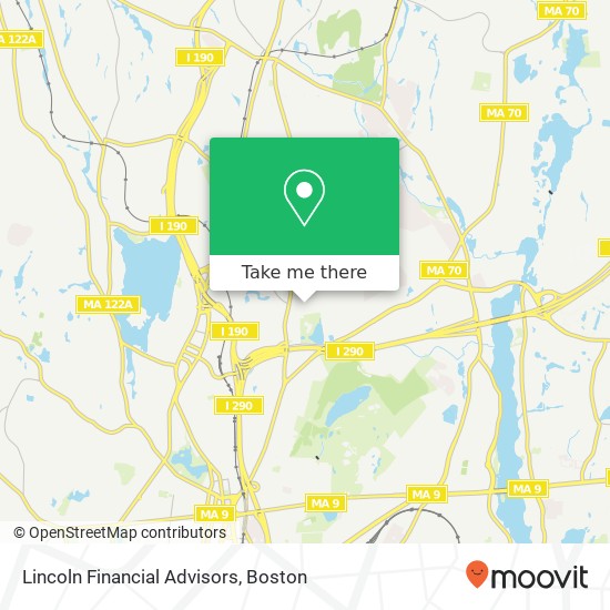 Lincoln Financial Advisors map