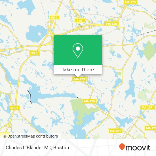 Charles L Blander MD map