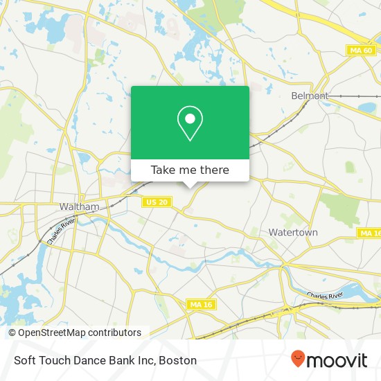 Soft Touch Dance Bank Inc map