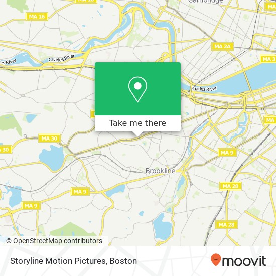 Mapa de Storyline Motion Pictures