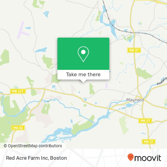 Red Acre Farm Inc map