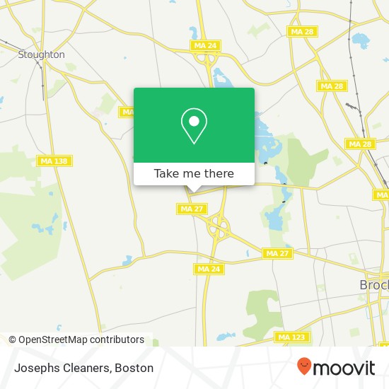 Josephs Cleaners map