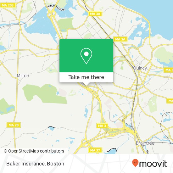 Mapa de Baker Insurance