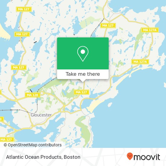 Mapa de Atlantic Ocean Products