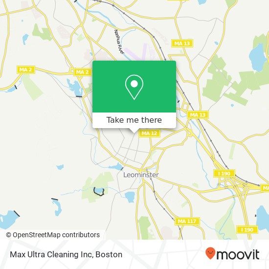 Mapa de Max Ultra Cleaning Inc