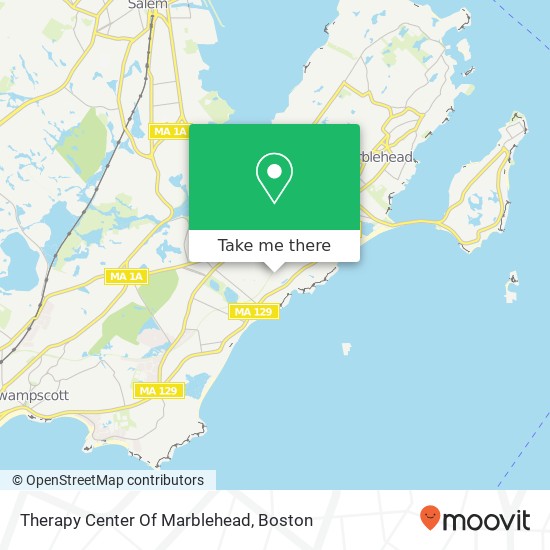 Therapy Center Of Marblehead map