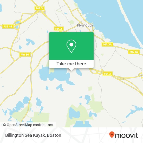 Mapa de Billington Sea Kayak