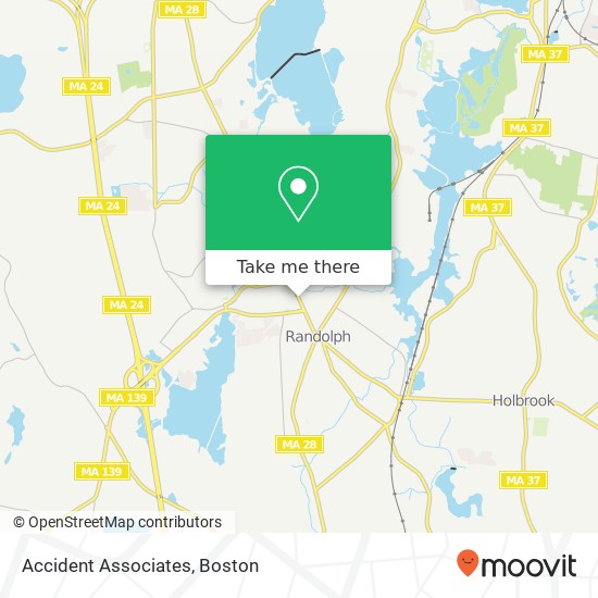 Mapa de Accident Associates