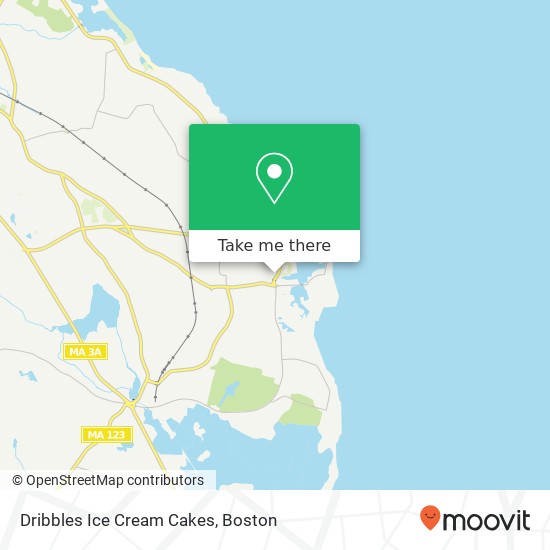 Dribbles Ice Cream Cakes map