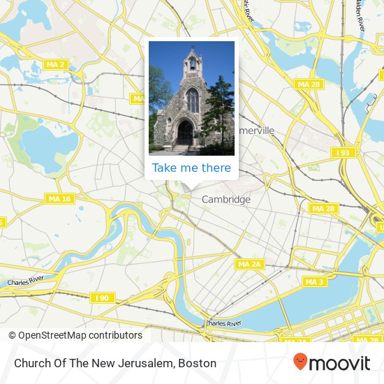 Church Of The New Jerusalem map