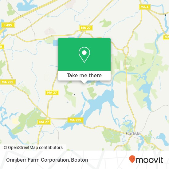 Mapa de Orinjberr Farm Corporation