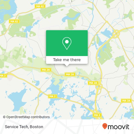 Mapa de Service Tech