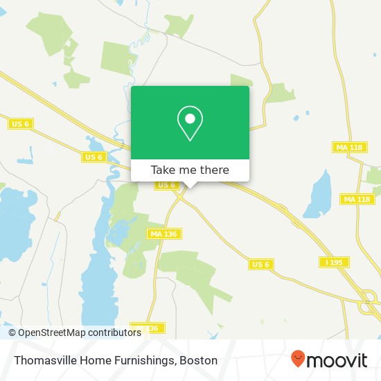 Thomasville Home Furnishings map